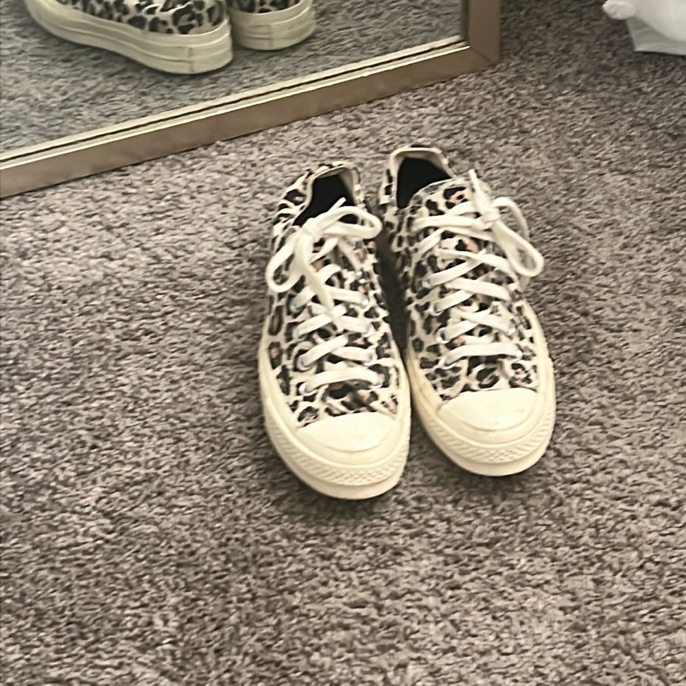 Customized chuck Taylor converse!!! (Only worn once or twice, amazing condition)